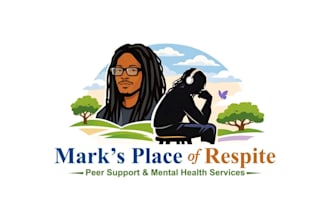design calming and professional mental health logo