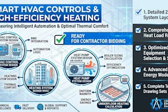 do hvac control system design, bms integration, and heating system design