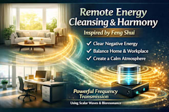 send positive frequency energy through scalar waves for your home and workplace