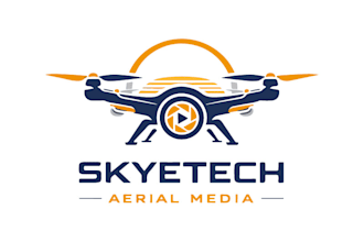 design modern and futuristic drone logo for your brand