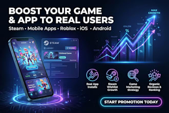 do android and ios app promotion, gain app install, app review, app marketing
