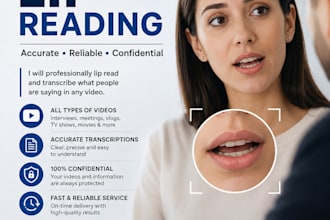 lip read, video transcription, speech to text, photo retouching, video to text