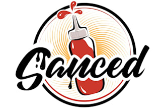 design awesome sauce logo with one day delivery