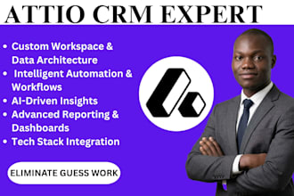be your attio CRM specialist, attio CRM developer, automate attio workflow