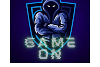 design a modern gaming logo for streamers