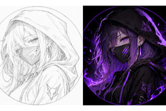 draw sketch roblox anime, gaming avatars pfp for your twitch, youtube, discord