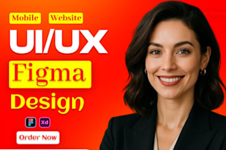 do website ui ux design, mobile app ui ux, figma app design figma website design