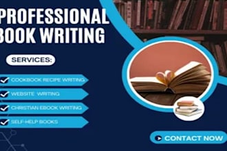 do ebook writing for novel