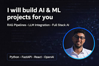 build ai and machine learning projects for you