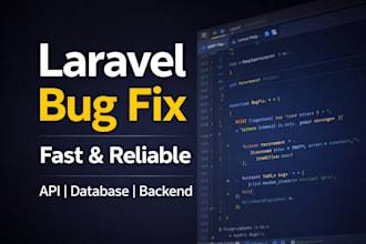 fix laravel bugs, errors, and issues fast