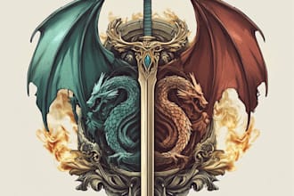 design a custom fantasy logo