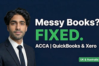 do bookkeeping and cleanup messy books for small businesses