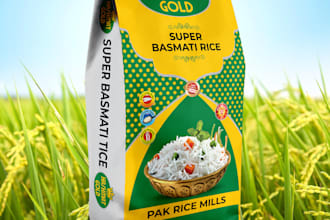 creat rice bags design