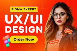design figma website UI UX, dashboard UI UX, and mobile app design in figma