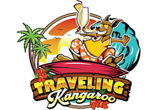 create a custom logo for travel agency or tour business