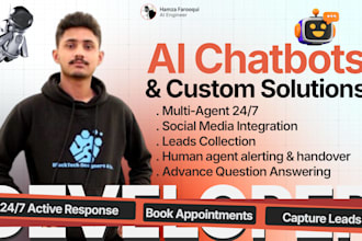 do ai chatbot development, custom chatbot development, ai chat agents