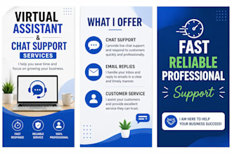 provide virtual assistant and customer support services