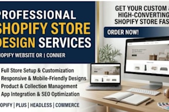create shopify store, shopify website, dropshipping store