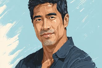 paint a any photo to vector art portrait