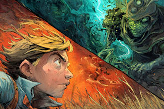 comic book illustration with comic book illustrator