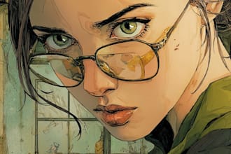 comic book illustration with comic book illustrator