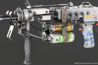create high quality 3d aaa or stylized props and environment art