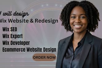 design wix wixweb site custom redesign, fix, and optimize wix or ecommerce store