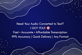 accurately transcribe your audio or video to text