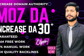 increase moz domain authority da 30plus