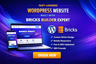 design fast loading wordpress website using bricks builder