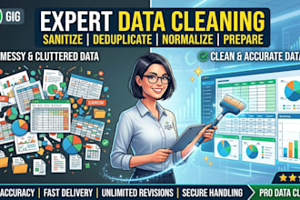 clean, merge and organize your data