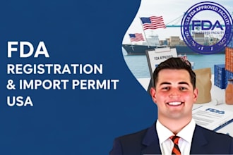 do for issuance of import permit and fda registration in USA for any food items