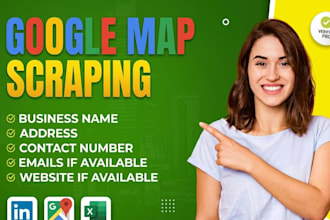 scrape google maps for b2b lead generation, local business data