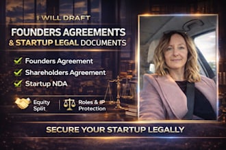 draft founders agreement and nda to prevent disputes and protect ownership
