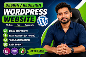design a wordpress website for banking and financial services