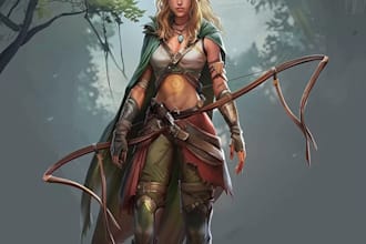 fantasy character art and fantasy character