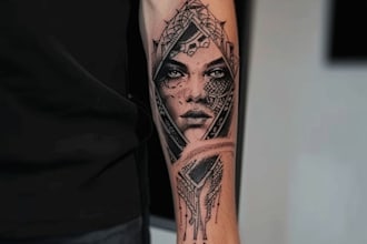 design professional creative tattoo design