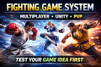 create high quality street fighter game development, multiplayer fighting game