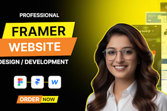 design modern framer website as framer expert and developer, figma to framer