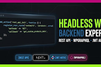 set up wordpress rest API for your headless react or nextjs frontend