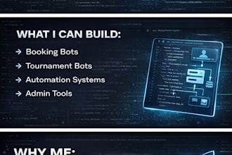 build a telegram bot with automation and database