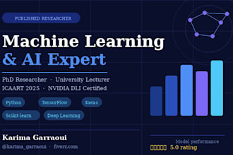 build a machine learning model in python for your project