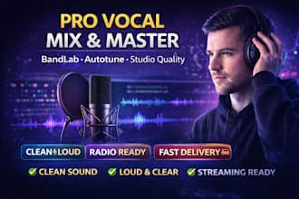mix and master vocals bandlab autotune vocal mixing mastering hip hop rap song