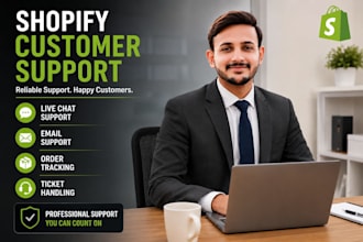 provide shopify customer support, live chat and email support