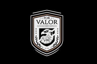 design an amazing military, armory, tactical patch logo for you