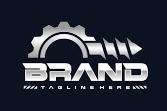 make outdoor gear brand vintage logo design with business