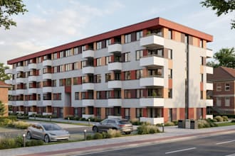 create photorealistic 3d architectural visualization