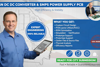 design dc dc converter and smps power supply pcb for high efficiency and stabili
