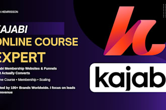 design and build your kajabi website, funnel, or online course