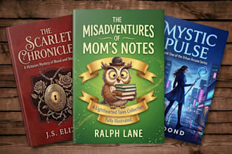 design professional book cover or ebook cover